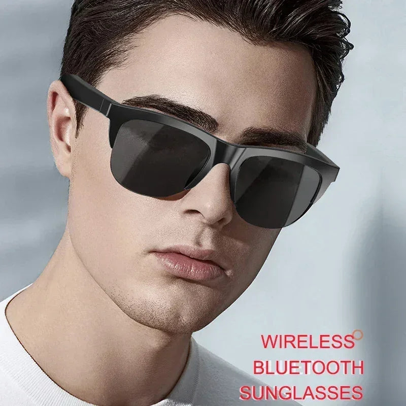 Smart Bluetooth Glasses Wireless Earphones Touch Mold Headset Bone Conduction Music Wireless Headset UV Proof Sunglasses
