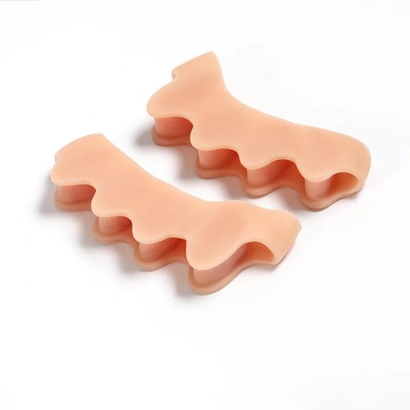 1/3/5pair Silicone Toe Separators Corrector reusable Foot and Bunion Pain Pain to Improve Functional Mobility
