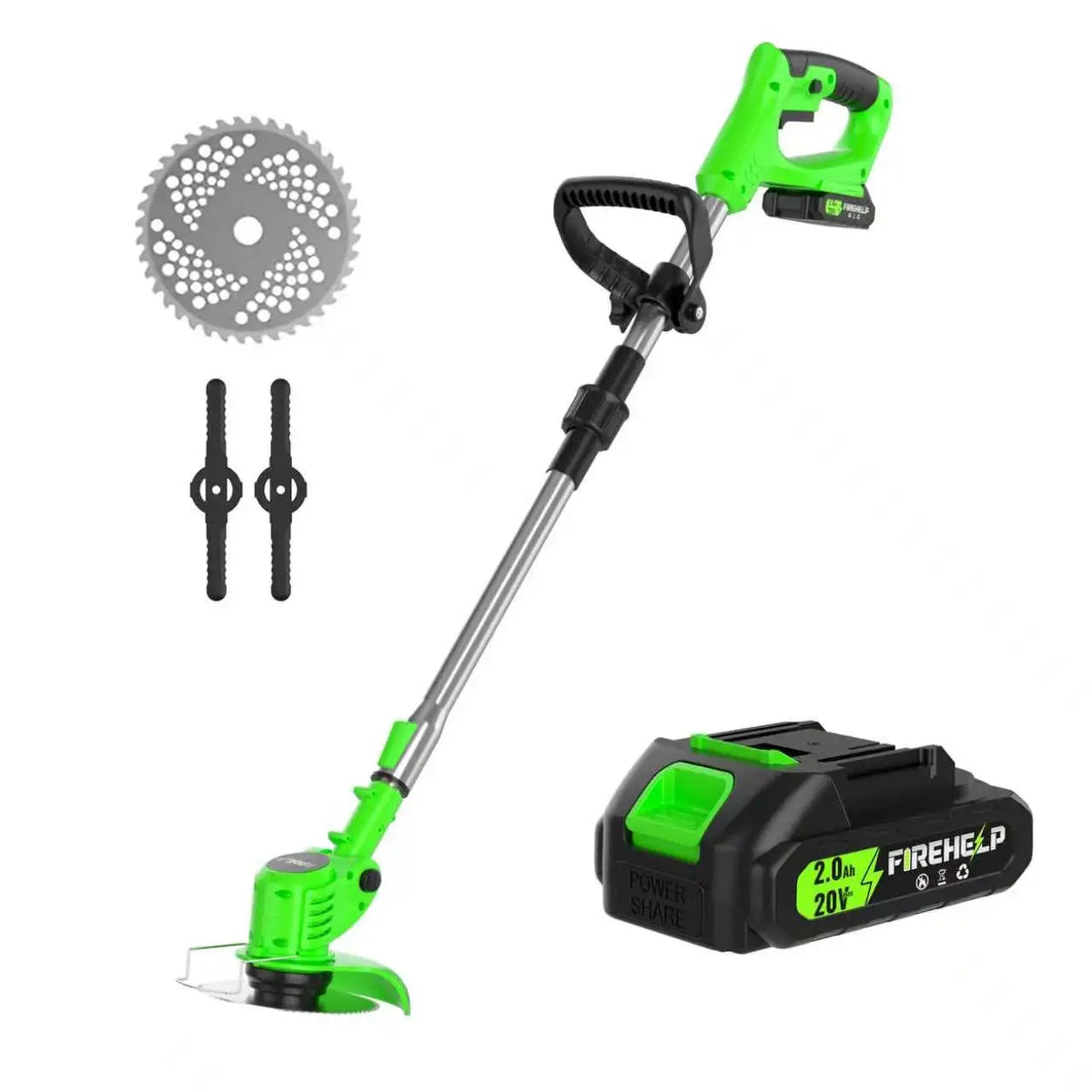 Lithium-ion Battery 3-in-1 Cordless Electric Weed Remover Comes with Two Batteries