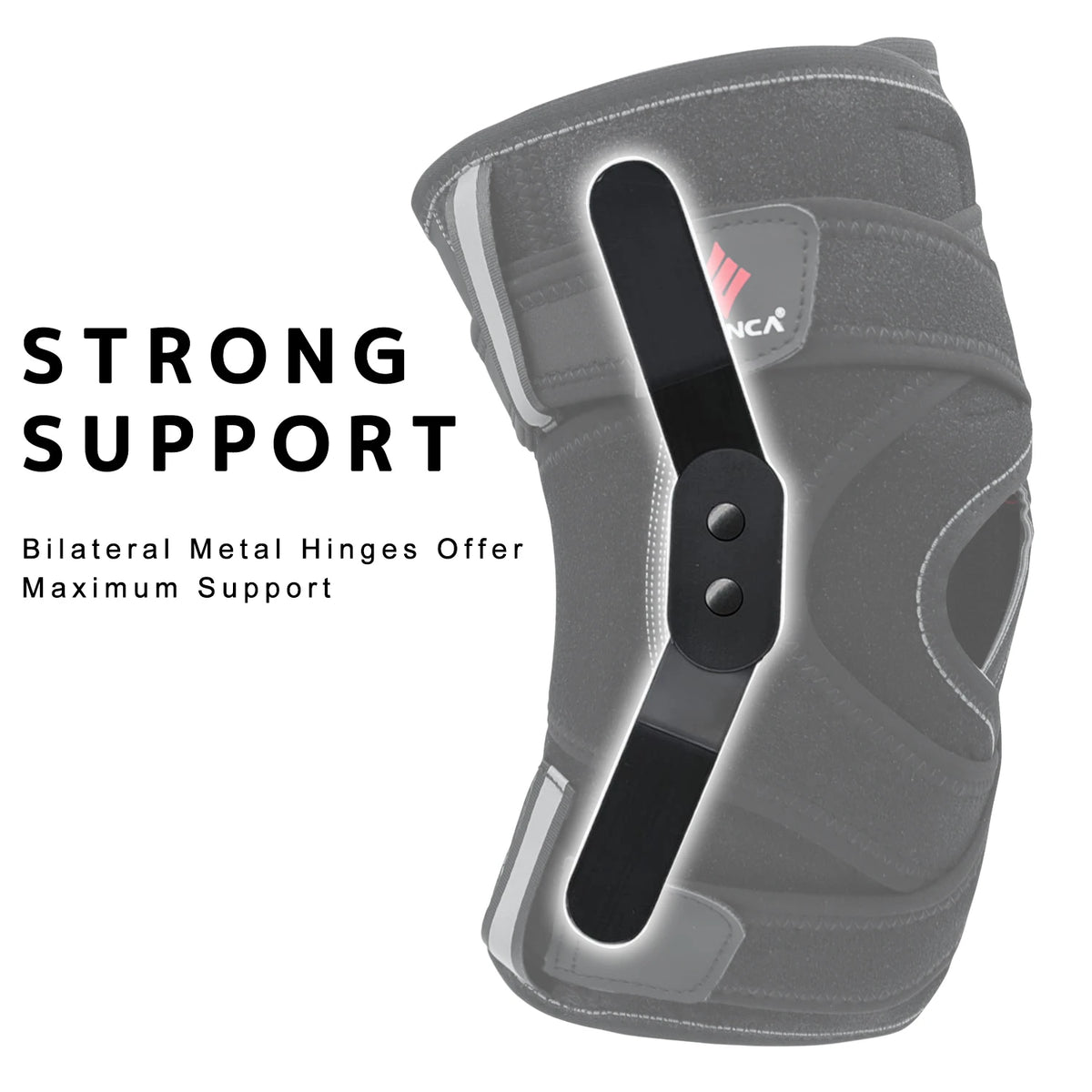 NEENCA Hinged Knee Braces for Knee Pain Women Men Knee Support with Side Stabilizers for Meniscus Tear Arthritis Pain Running