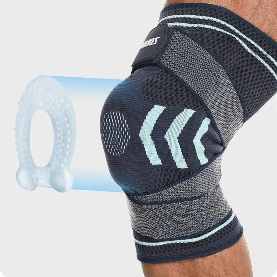 AOLIKES 1PCS Knee Brace Support Straps Knee Compression Sleeves for Men & Women Meniscus Tear Arthritis Sports Joint Pain Relief