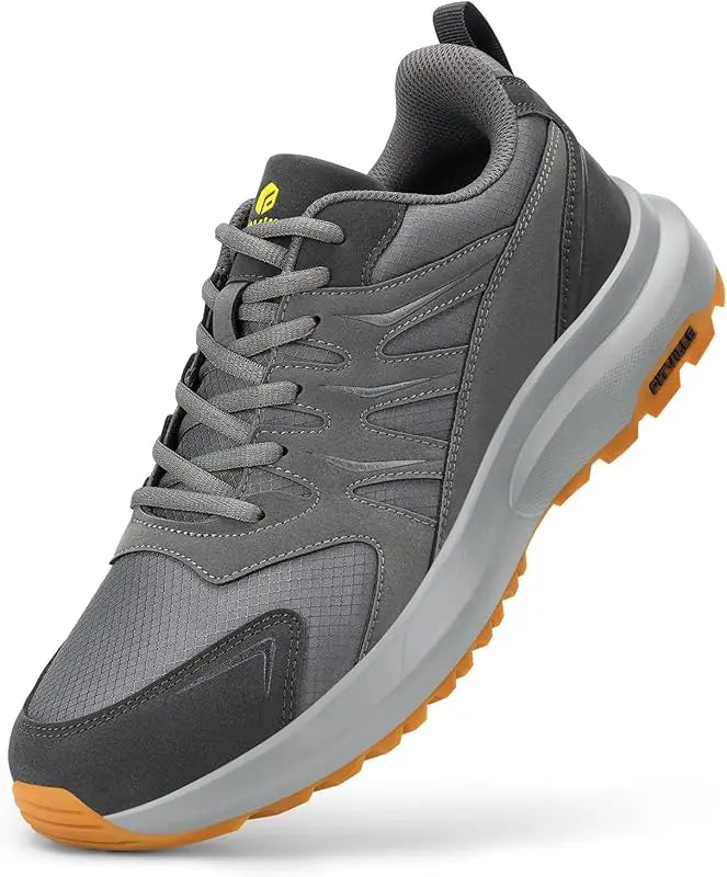 FitVille Men'S Extra Wide Fit Hiking Walking Running Sneakers Wide Toe Box Lightweight Footwear Built-In Arch Support For Flat Feet