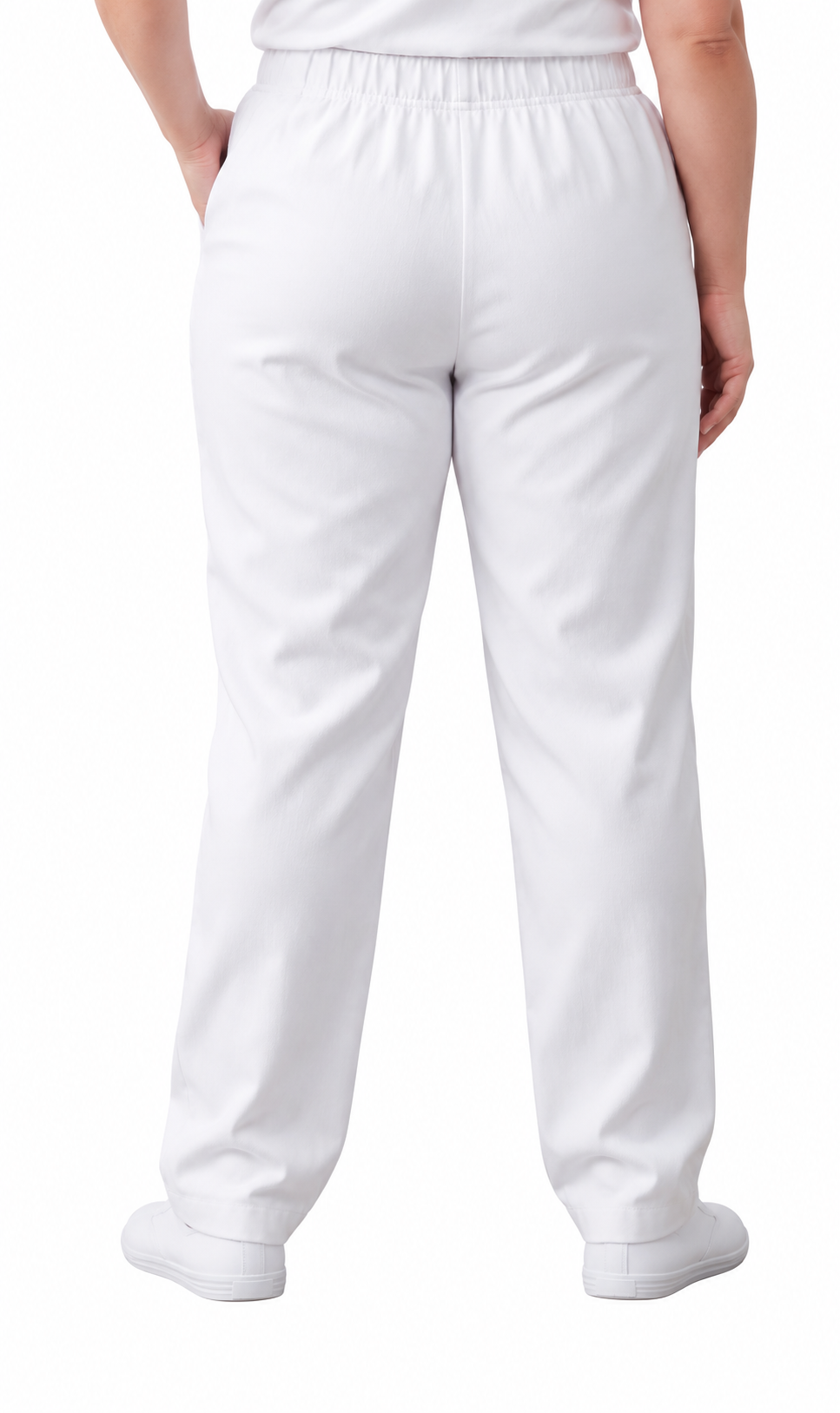 Women's Lightweight Pull-On Denim Jeans — Elastic Waist No Zipper