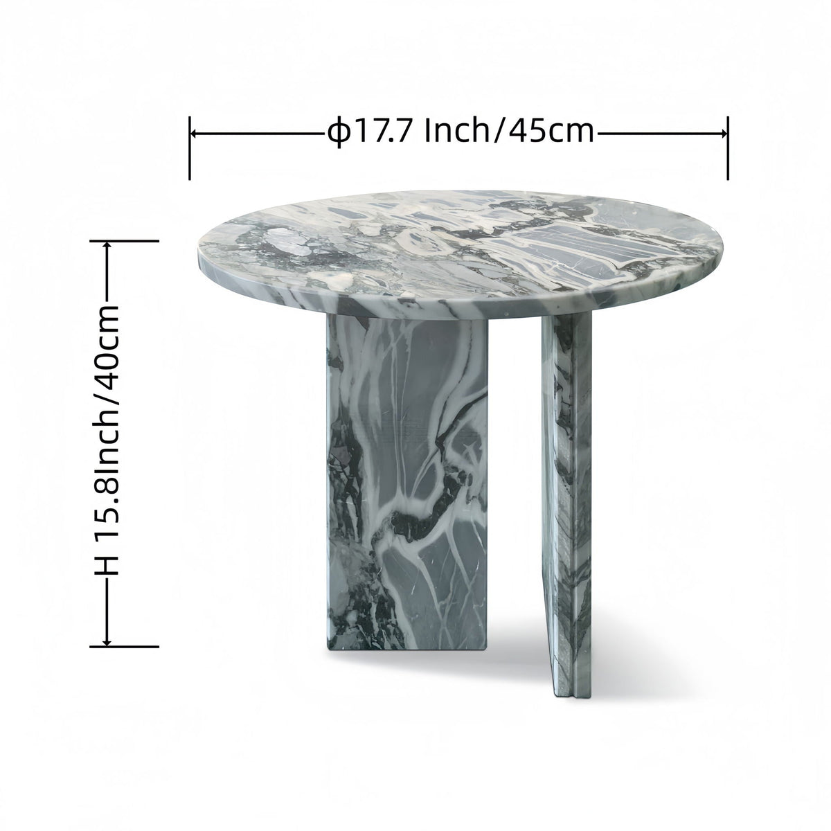 Luxury Coffee Table with Unique Veining - Natural Stone Design