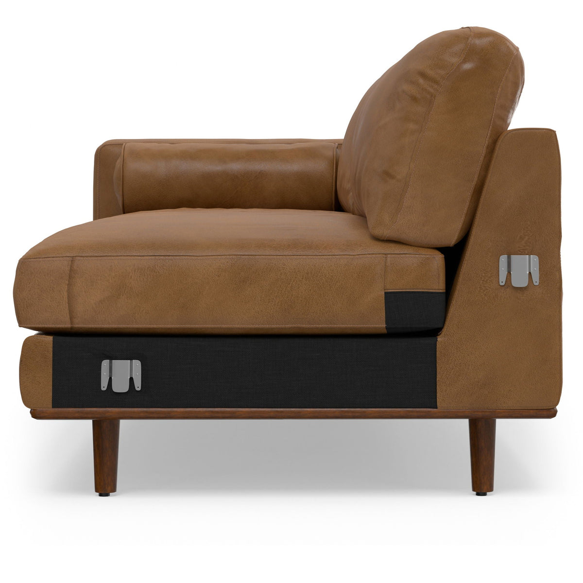 Morrison Upholstered Sectional Sofa with Feather-Filled Cushions – Multiple Colors