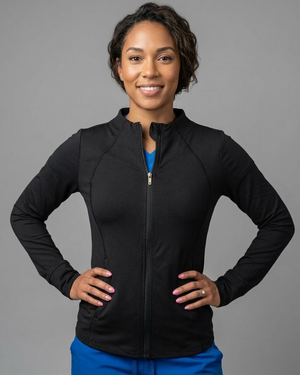 Women's Fitted Scrub Jacket