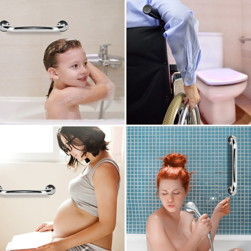 Stainless Steel Grab Bar 11.8in Safety Handle for Bathroom