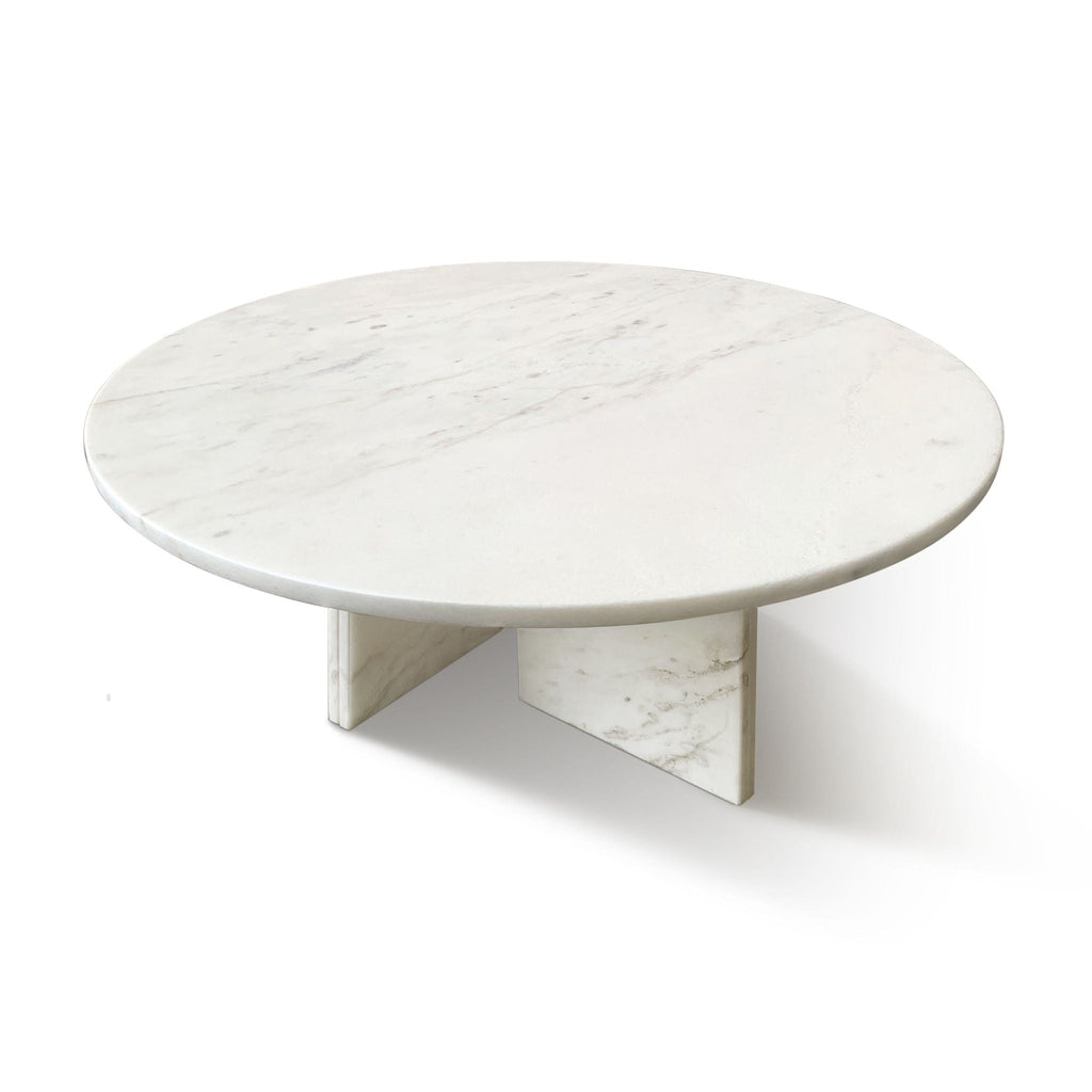 Luxury Coffee Table with Unique Veining - Natural Stone Design
