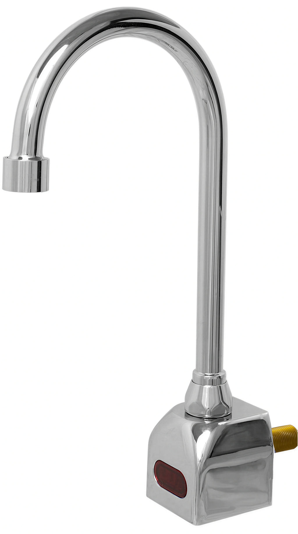 Fisher 76057 Touchless Sensor Faucet, Rigid Gooseneck, Single Backsplash Mount, Chrome-Plated Brass