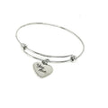 You Are Bracelet Stainless Steel Adjustable Bangle With 19mm Heart Charm Inspirational Jewelry Motivational Gift For Her From JKCE Designs