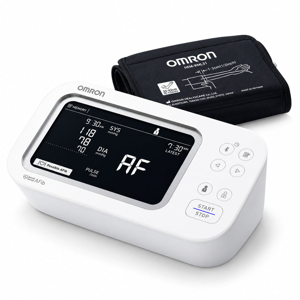 Omron Platinum Upper Arm Blood Pressure Monitor BP5465 AFib Screen [Bluetooth]