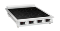Eurodib CCI4351PH Commercial 4-Zone Induction Cooktop, Countertop, 3,500W Zones, 240V, Stainless Steel