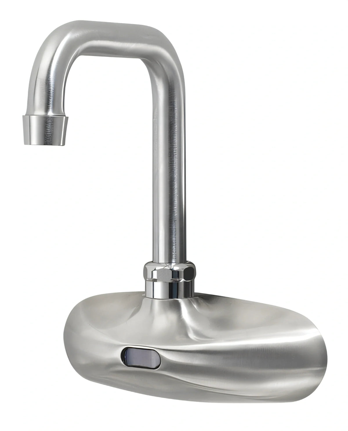 Krowne Royal Series 16-670-M-M1 Touchless Wall-Mount Sensor Faucet, 4-Inch Centers, 4-1/2-Inch Double-Bend Spout, Brushed Nickel, 1.00 GPM