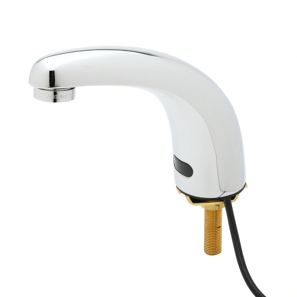 T&S Brass equip 5EF-1D-DS-VF05 Electronic Touchless Deck-Mount Sensor Faucet, Single Hole, 0.5 GPM, Polished Chrome, AC/DC