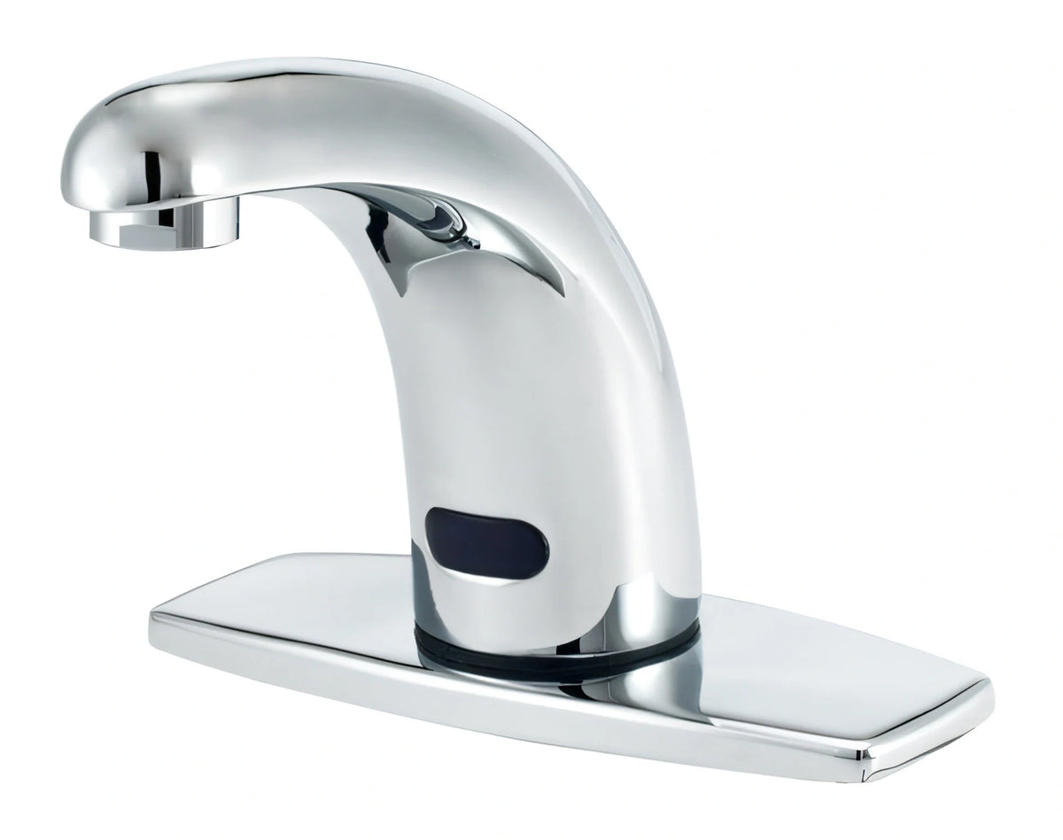 Krowne Royal Series 16-196P Touchless Electronic Sensor Faucet, Single-Hole Deck Mount, Polished Chrome, Mixing Valve