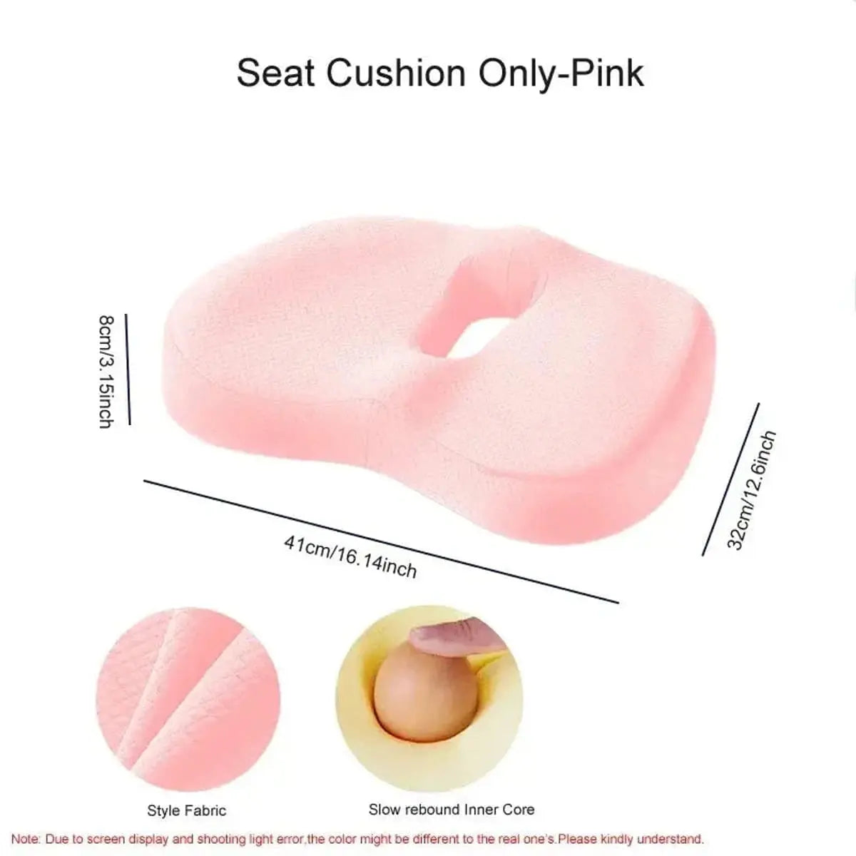 Memory Foam Seat Cushion & Lumbar Back Pillow