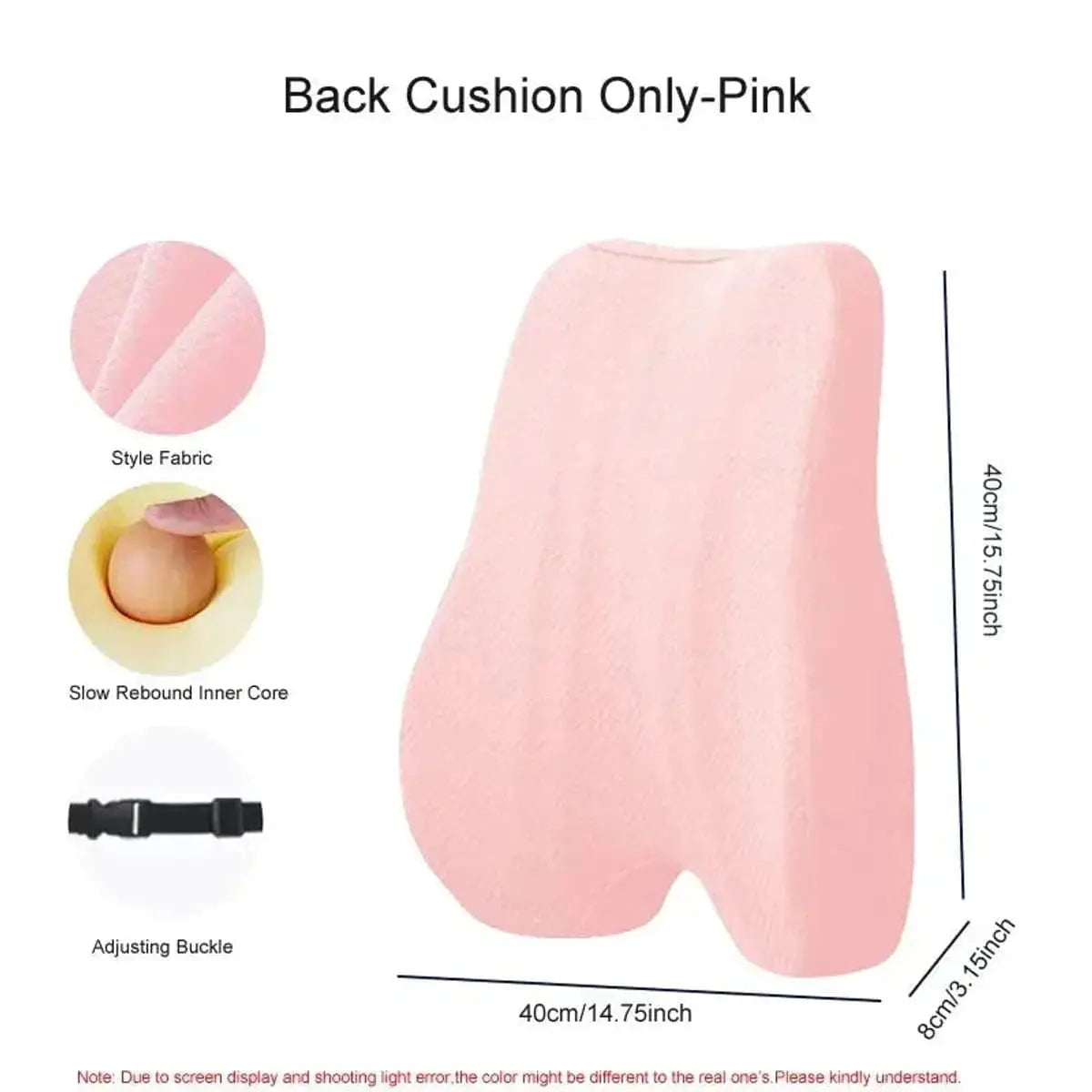 Memory Foam Seat Cushion & Lumbar Back Pillow