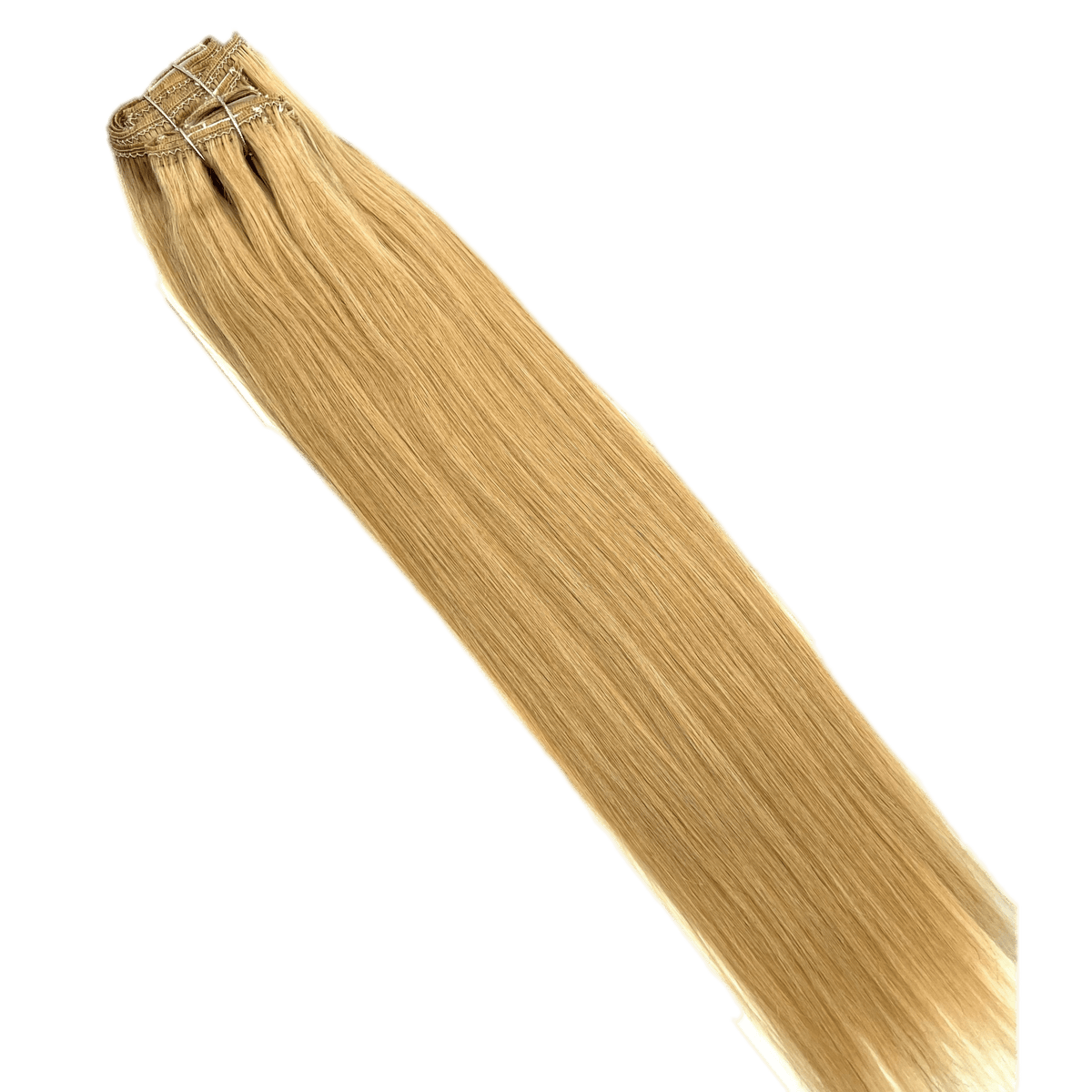 VIP ClipeX Clip-In Hair Extensions 100% Human Hair, Silky Straight 18 Inch (140g) Full Head Set